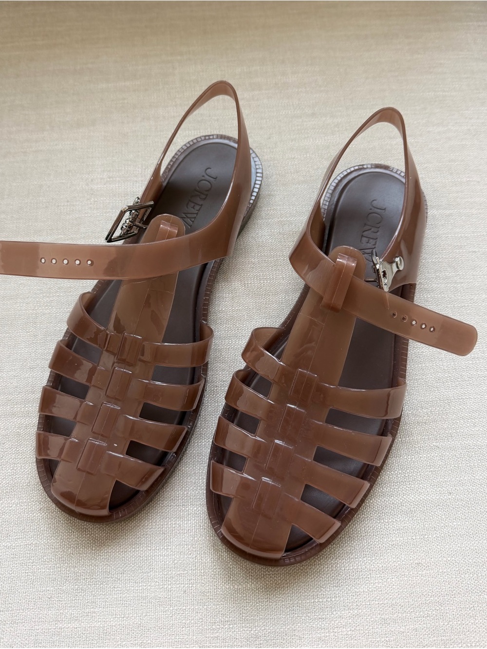 J. Crew Jelly Slingback Sandals